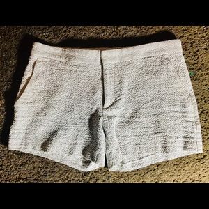 Cream Textured Banana Republic Shorts